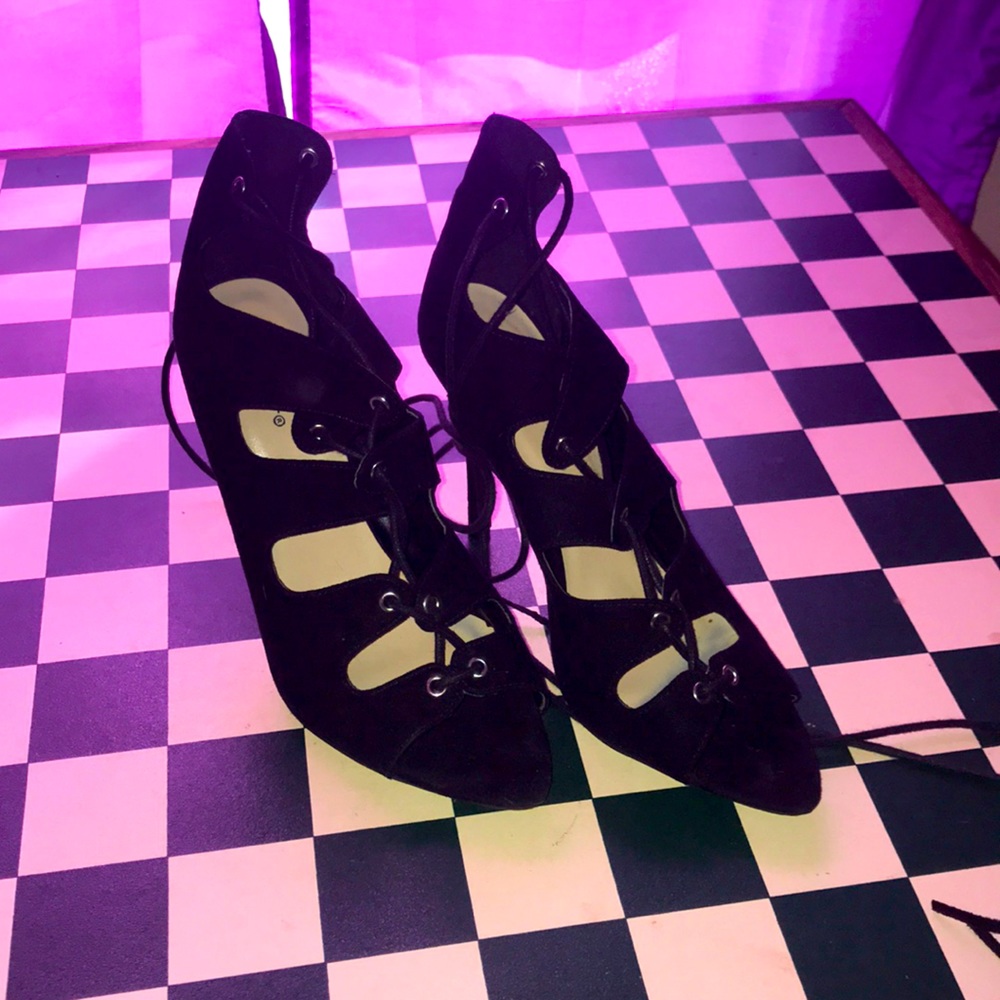Black heels